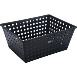 Cesto Organizador Maxi Caixa Organizadora Plástica Quarto Preto - 1