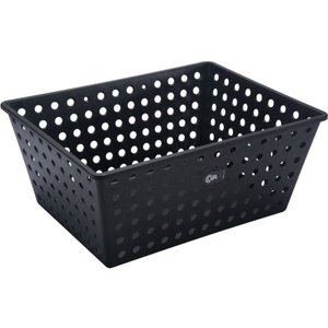 Cesto Organizador Maxi Caixa Organizadora Plástica Quarto Preto