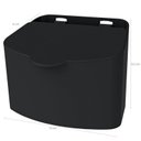 Ver imagem 1 de Saleiro Plástico 500g Sal Cozinha Bancada Comida Casa Atuale Preto