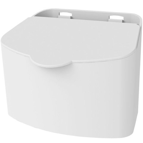 Saleiro Plástico 500g Sal Cozinha Bancada Comida Casa Atuale Branco