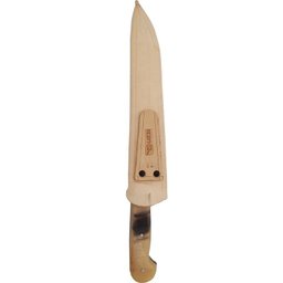 Faca Artesanal Gaúcha 10" com Bainha Aço Inox Cabo Chifre - 4