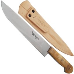 Faca Artesanal Gaúcha 10" com Bainha Aço Inox Cabo Chifre - 5