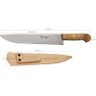 Faca Artesanal Gaúcha 10" com Bainha Aço Inox Cabo Chifre - 2