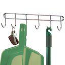 Ver imagem 6 de Suporte Multiuso Para Parede Vassoura Utensílios Aço Cromado