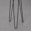 Ver imagem 4 de Mesa Lateral Fancy Redonda 26x58cm – Preto Estofaria Willy