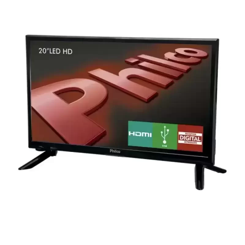 TV LED 20 Philco Ph20M91D Hd Conversor Digital 1 HDMI 1 USB 60Hz - 2