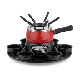 Aparelho de fondue Cervínia Carrossel 18 peças, panela cor vermelha 2098-R - 1