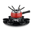 Ver imagem 1 de Aparelho de fondue Cervínia Carrossel 18 peças, panela cor vermelha 2098-R