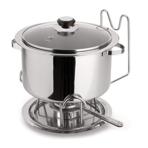 Rechaud banho Maria em aço inox capacidade 8,2 L - 1812
