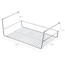 Ver imagem 3 de Cesto Suspenso para Prateleira Organizador de Cozinha 46cm