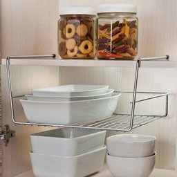 Cesto Suspenso para Prateleira Organizador de Cozinha 46cm - 2