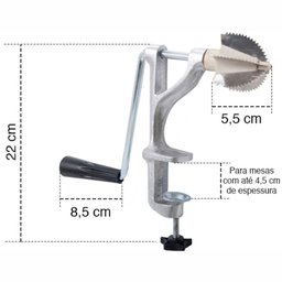 Raspador Máquina Ralador de Coco Manual Rala Fácil - 3