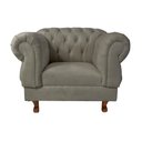 Ver imagem 1 de Kit 2 poltronas Chesterfield Capitonê Elisabeth Suede Cinza Chumbo Decoração, Recepção, Salas de Tv