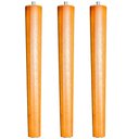 Ver imagem 1 de Kit 03 Pés Palito Madeira 35 Cm Rosqueável P02 Móveis Poltrona Puff Mesa - Inoviza