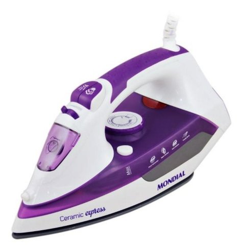 Ferro a Vapor Mondial Ceramic Express F-40 Com Sistema Alto Impactante-110V