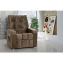 Ver imagem 2 de Poltrona do Papai Reclinável Matrix Azera em Tecido Suede Marrom