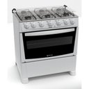 Ver imagem 2 de Fogão 6 Bocas Atlas Mônaco Glass Acendimento Automático Autolimpante-Branco