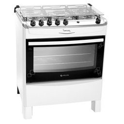 Fogão 5 Bocas Atlas Fastcook com Acendimento Automático-Branco - 1