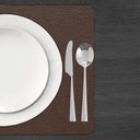 Ver imagem 3 de 8 Jogo Americano Marrom Impermeável 29 X 44cm - Id Decor Jogo Americano de Mesa