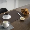 Ver imagem 7 de 8 Jogo Americano Marrom Impermeável 29 X 44cm - Id Decor Jogo Americano de Mesa