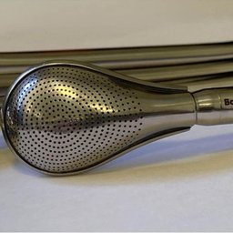Bomba Inox para Chimarrão Mate Tererê Bojo Pera 19cm Mil Furos com Rosca - 5