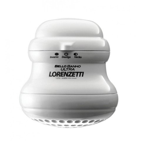 Ducha de Parede Bello com Cano Branco 5500w - Lorenzetti 7530428