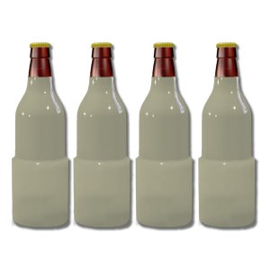 Kit 4 Porta Garrafa Cerveja Térmico Gel Fri-ice Conserva P/ 2 Horas