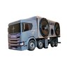 Caminhão Scania P320 Baú Caixa Som Bluetooth Usb Miniatura - Amarelo - 10
