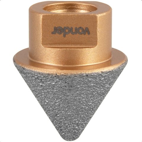 Fresa Diamantada Cônica 5 Mm a 35 Mm Vonder