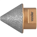 Ver imagem 4 de Fresa Diamantada Cônica 5 Mm a 35 Mm Vonder