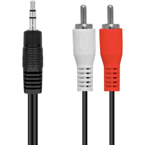 Cabo 2 Rca X P2 3.5mm Stereo 1.5 Metros - 2r35s-15 - PC / 10