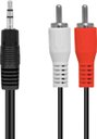 Ver imagem 1 de Cabo 2 Rca X P2 3.5mm Stereo 1.5 Metros - 2r35s-15 - PC / 10