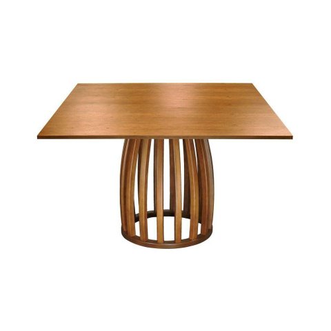 Mesa de Jantar Armonia 4 Lugares Quadrada Laminado Cinamomo 135cm
