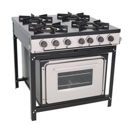 Fogão 4 Bocas e Forno Bravo Venâncio - 1