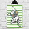 Placa Decorativa MDF Cachorro Fundo Verde 30x40 - 2