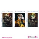 Ver imagem 3 de Kit Quadros Decorativos PET 3 peças