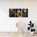 Ver imagem 2 de Kit Quadros Decorativos PET 3 peças