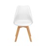 Conjunto 04 Cadeiras Eames Wood Leda Design - Branca - 5