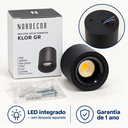 Ver imagem 3 de Kit 4 Spot LED Klor Gr Red. 24° 5W 3000k Pt