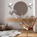 Ver imagem 7 de Luminária Arandela Parede 25cm Jabuticaba Espiral Globo Vidro Gimpo Kjbd-443:preto