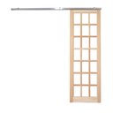 Ver imagem 2 de Porta de Correr Quadriculada Kit Alumínio