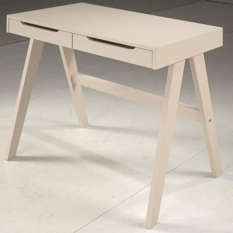Escrivaninha 2 Gavetas Off White