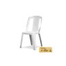 Cadeira Bistô Dolfin Paris Empilhavél Branca - 2