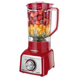 Liquidificador Mondial Turbo Premium L-1000 - 12 Velocidades com Filtro 1000W Vermelho E Prata - 4
