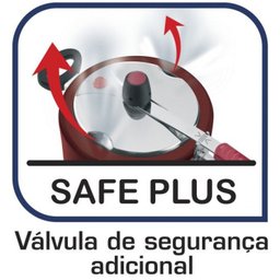 Panela de Pressão Clock 4,5 Litros Anti Aderente Vermelho - 3