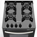 Ver imagem 3 de Fogão Atlas Agile Glass, 4 Bocas, Mesa de Vidro - Preto