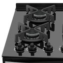 Ver imagem 2 de Fogão Atlas Utop Glass 5 Bocas Preto