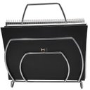 Ver imagem 2 de Revisteiro Cromado de Chão Aramado Suporte para Revista