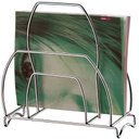 Ver imagem 1 de Revisteiro Cromado de Chão Aramado Suporte para Revista