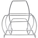 Ver imagem 3 de Revisteiro Cromado de Chão Aramado Suporte para Revista